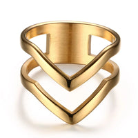 Bague Africaine en V Or