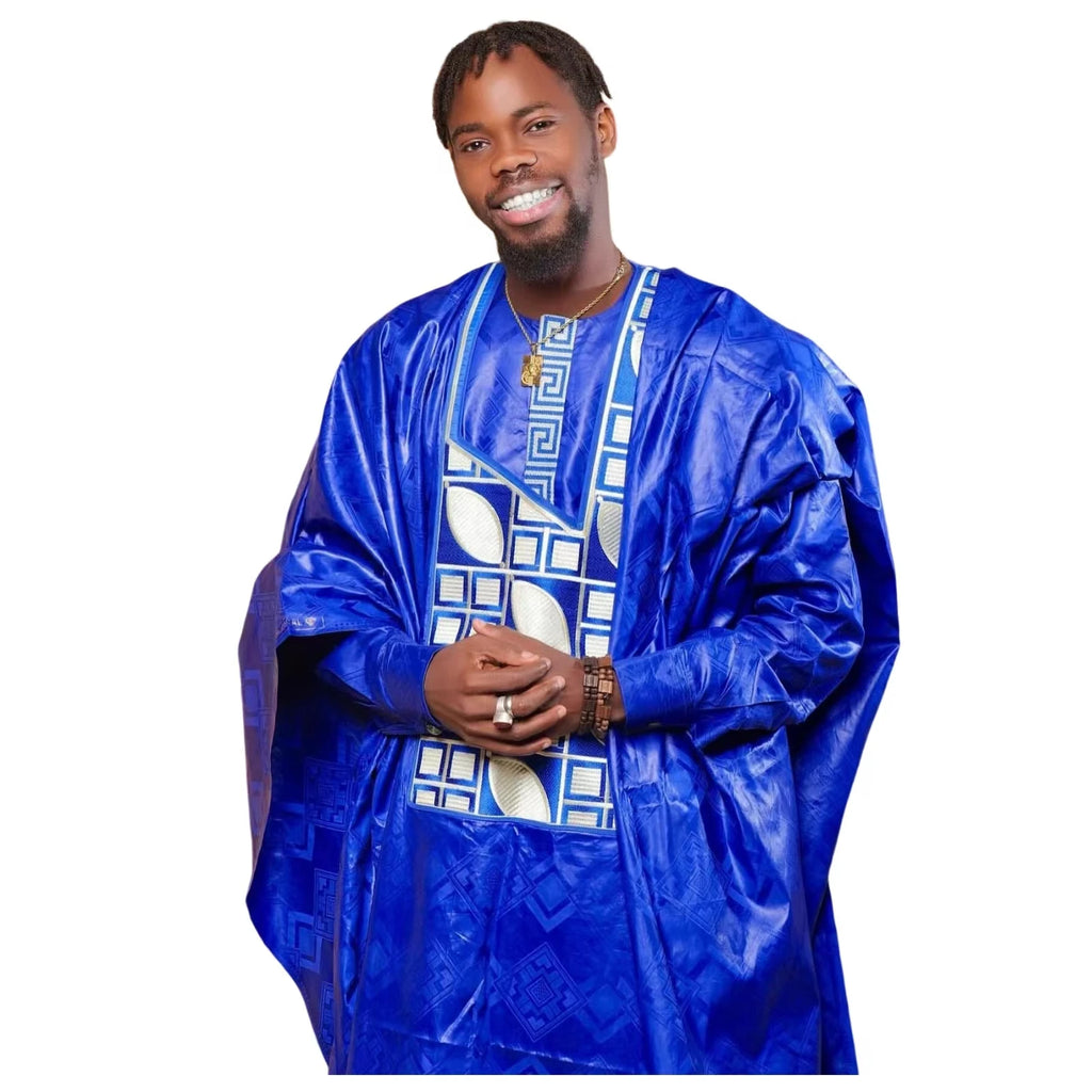 Bazin Boubou Africain Style Africain