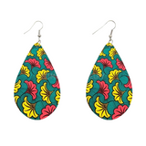 Boucles D'Oreilles Africaines En Tissu