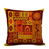 Coussin motif Africain