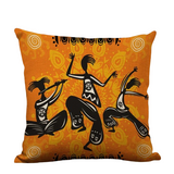 Coussin motif Africain