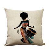 Coussin motif Africain