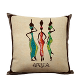 Coussin motif Africain