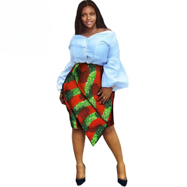 Jupe coloree Africaine Style Africain
