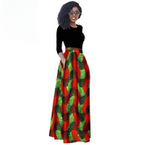 Jupe longue Africaine wax