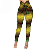 Pantalon femme tissu Africain