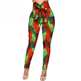 Pantalon femme tissu Africain