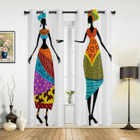 Rideau motif Africain
