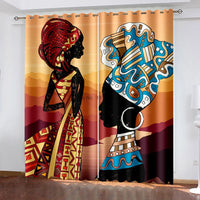 Rideaux salon Africain