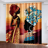 Rideaux salon Africain