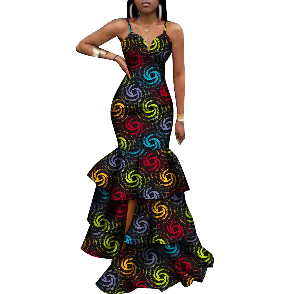 Robe Ethnique Africaine Noir S