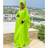 Robe africaine verte