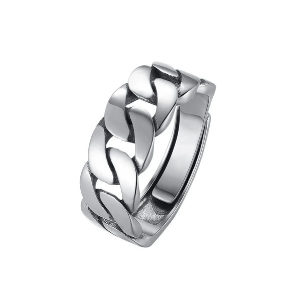 African Silver Ring for Men