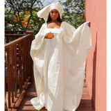 Robe africaine blanche