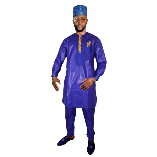 Blue African Boubou