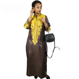 Boubou africain Bazin femme