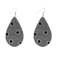 Boucles D'Oreilles Africaines En Tissu