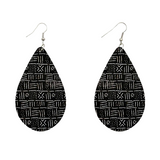 Boucles D'Oreilles Africaines En Tissu