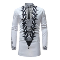 Chemise Africaine blanche