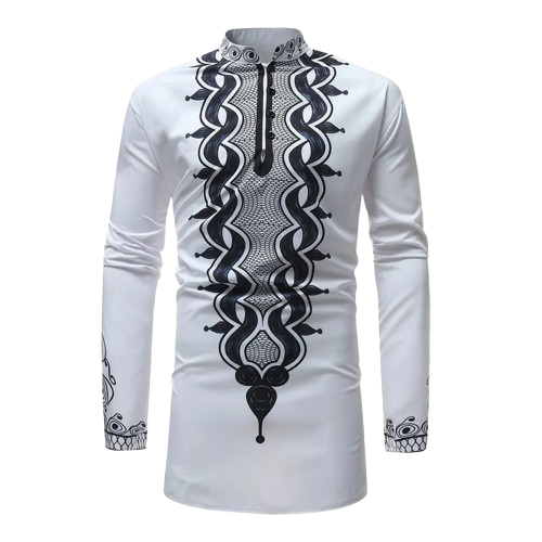 Chemise Africaine blanche