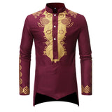 Chemise Africaine brodée homme