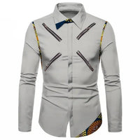 Chemise Africaine homme manche longue