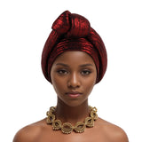 African headdress scarf