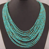 African turquoise necklace