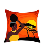 Coussin Africain bonheur