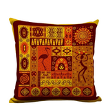 African pattern cushion