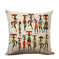 African pattern cushion