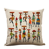 Coussin motif Africain