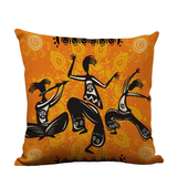 African pattern cushion