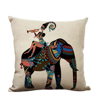 African pattern cushion