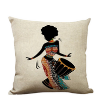 African pattern cushion