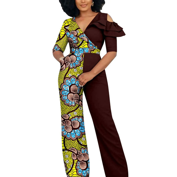 African fabric women's pants set