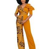 Ensemble pantalon femme tissu Africain