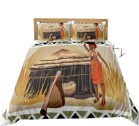 Housse de couette motif Africain