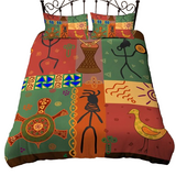 Housse de couette motif Africain