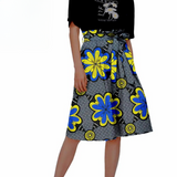 Mid-length African skirt