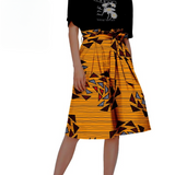 Mid-length African skirt