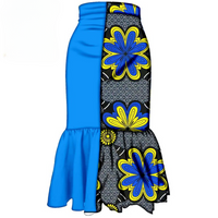 African pattern long skirt