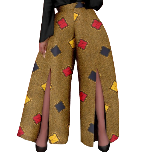 Damenhose mit afrikanischem Print