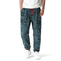 African print pants