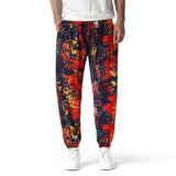 African print pants