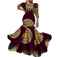 Afrikanisches Kleid für runde Frauen