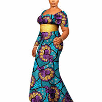 Langes afrikanisches Kleid