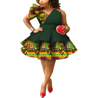 Kleid aus afrikanischem Stoff 