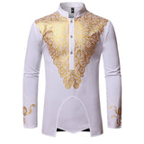 Chemise homme avec tissu Africain