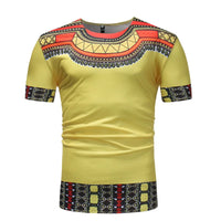 T-shirt Africain Jaune